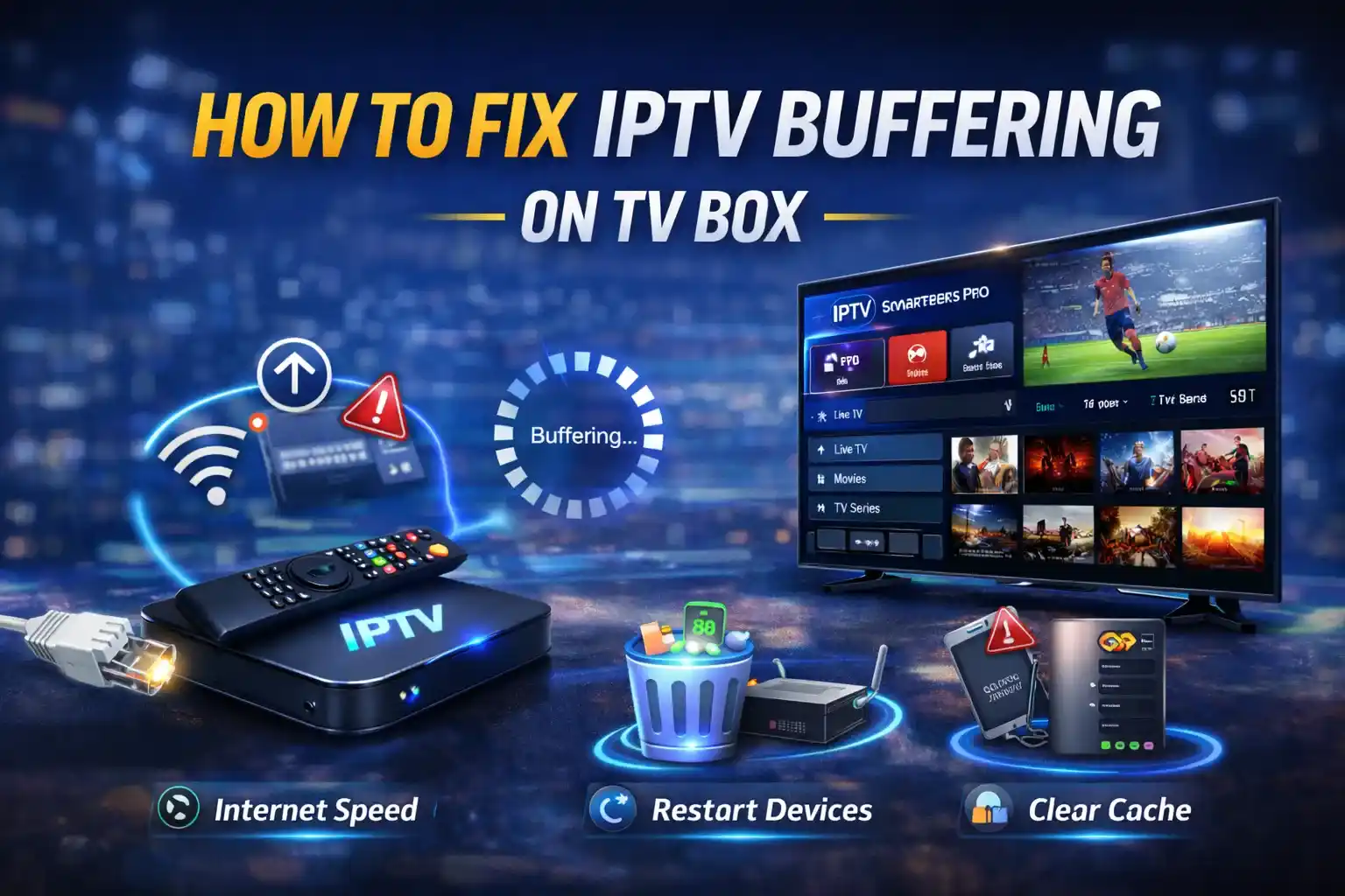 How to fix IPTV buffering issues on android tv box
