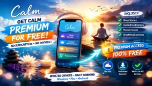 Calm Prmeium Account Cookies 2026