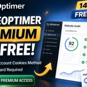 Seoptimer Premium Account Cookies 2026
