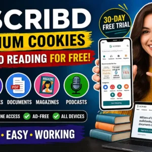 Scribd Premium Account Cookies 2026