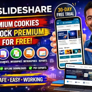 SlideShare Premium Account Cookies 2026