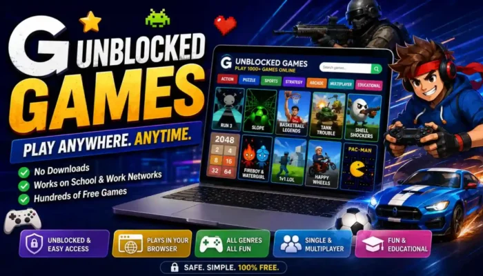 G Unblocked Games Unlimited Online Play